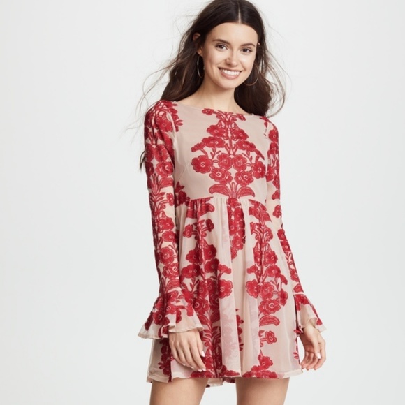 For Love And Lemons Dresses & Skirts - For Love & Lemons Temecula Wine Mini Dress NWT